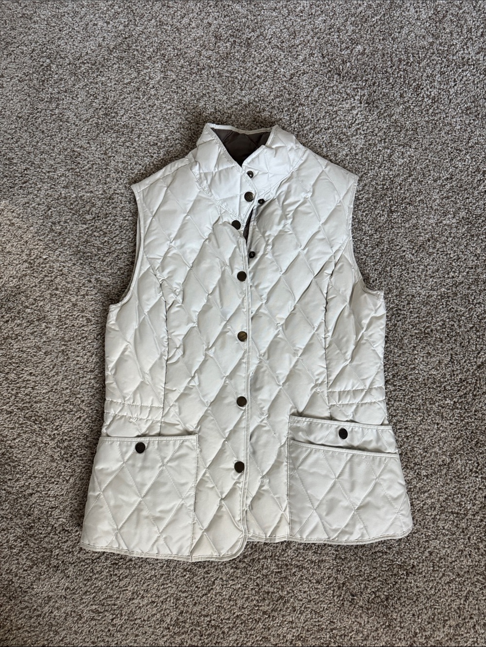 Eddie Bauer Women's Diamond Quilted 550-Fill Power Premium Goose Down Vest -S